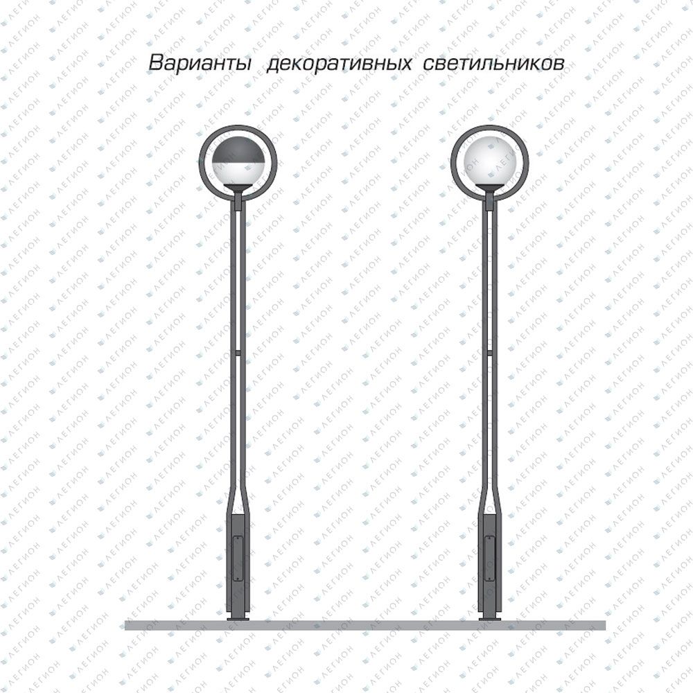 Декоративная опора Луна (L40)