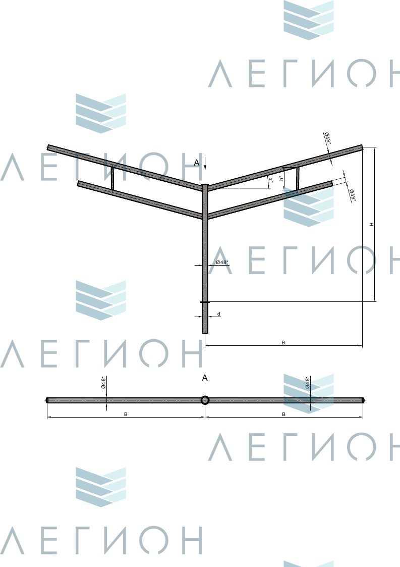 К38-1,5-1,5-1-1 кронштейн однорожковый