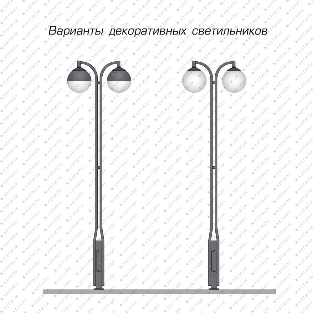 Декоративная опора Сквер (SKV40)