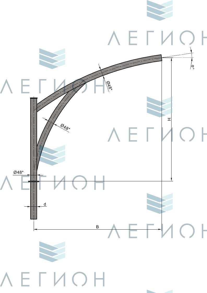 К78-1,0-1,0-1-1 кронштейн однорожковый