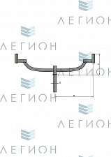 К41-0,4-0,8-0-5 кронштейн двухрожковый