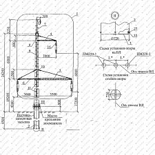 Многогранные стойки для одноцепных и двухцепных опор ВЛ 220 кВ по шифру 26.0033