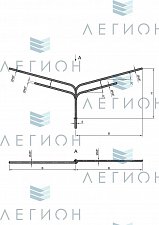 К10-2,0-2,0-1-1 кронштейн четырехрожковый